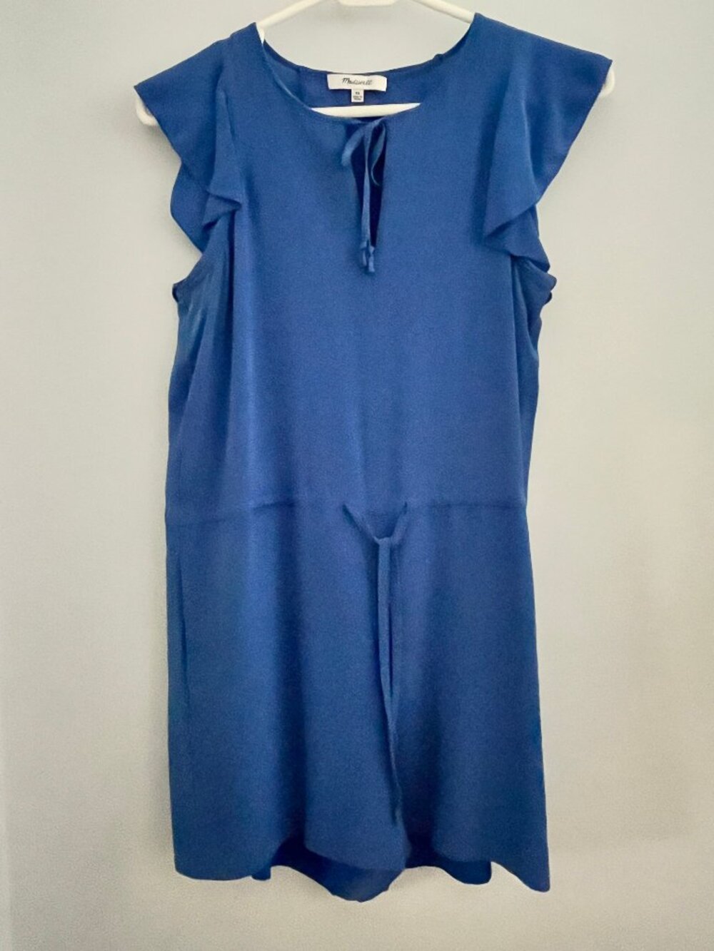 Madewell xs Blue Silk Romper